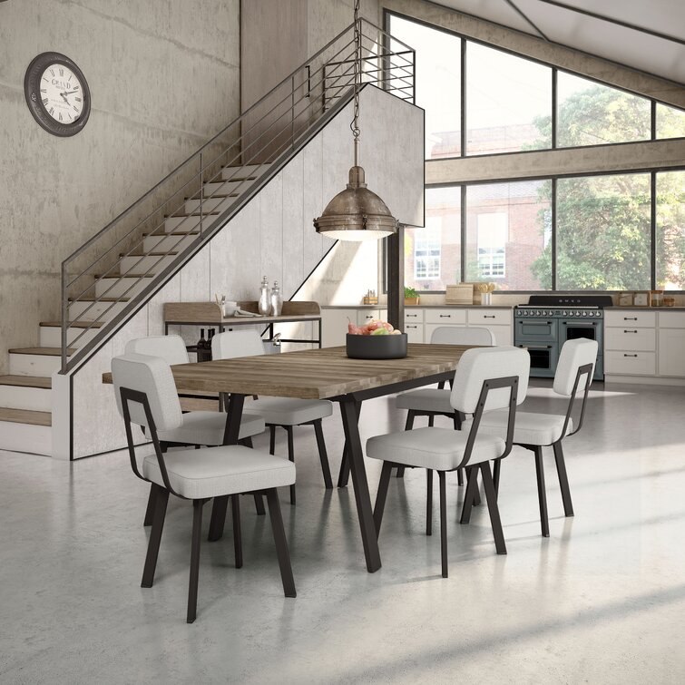 7 piece 2024 industrial dining set